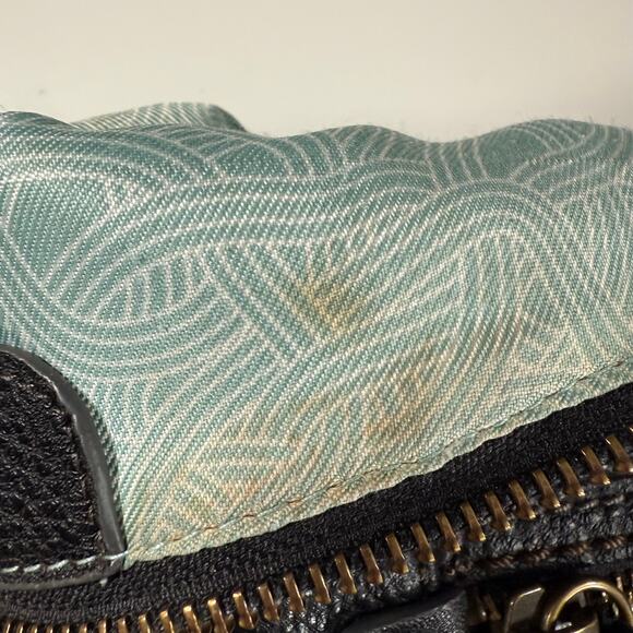 The Sak Black Soft Pebbled Leather Sequoia Hobo Shoulder Bag Purse Handbag READ - Picture 8 of 11